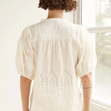 Zoe Kratzmann Gleam Top in Cream Broderie