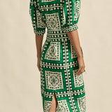 Zoe Kratzmann Wander Dress in Parrot Scarf