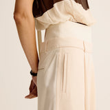 Esse Studios Sommar Duo Trouser in Crema and Ivory