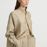 Blanca Olivia Shirt in Beige