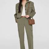 Anine Bing Dayton Cargo Pant in Olive