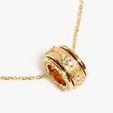 By Charlotte Breathe Spinning Meditation Necklace in 18K Gold Vermeil
