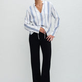 Matteau Fisherman Popover in Porto Stripe