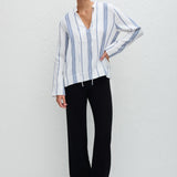 Matteau Fisherman Popover in Porto Stripe