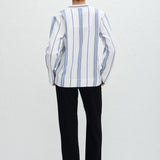Matteau Fisherman Popover in Porto Stripe