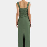 Sir Florent Balconette Gown in Forest Green