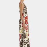 Sir Julietta Scoop Neck Maxi Dress in Fiorello Rosso