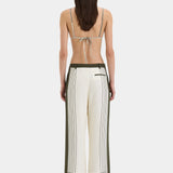 Sir Leilana Tailored Pant in Garden Stripe
