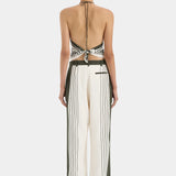 Sir Leilana Tailored Pant in Garden Stripe