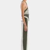 Sir Leilana Tailored Pant in Garden Stripe