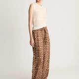 Lee Mathews Monogram Pant in Walnut