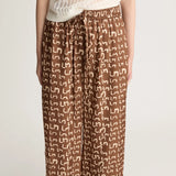 Lee Mathews Monogram Pant in Walnut