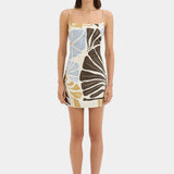 Sir Lola Mini Dress in Fiorello Verde