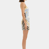Sir Lola Mini Dress in Fiorello Verde