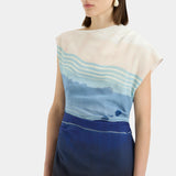 Sir Mariner Midi Dress in Shoreline Stripe