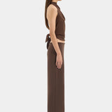 Sir Matheo Midi Skirt in Truffle