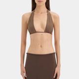 Sir Matheo Midi Skirt in Truffle