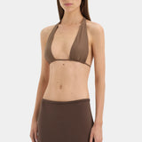 Sir Matheo Midi Skirt in Truffle