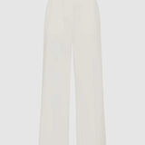 Matteau Straight Twill Trouser in Chalk