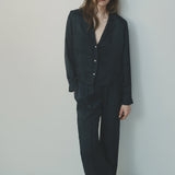 Sarah-Jane Clarke Tuxedo Jacket in Thunder