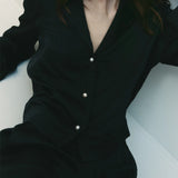 Sarah-Jane Clarke Tuxedo Jacket in Thunder