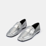 DOF Studios Emilia Loafer - Silver Leather