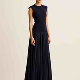 Illi Crew Maxi Dress | French Navy