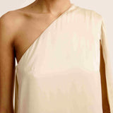 Olie Cape Dress | Oyster