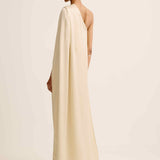 Olie Cape Dress | Oyster