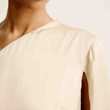 Olie Cape Dress | Oyster