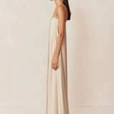 Esse Studios Oude Wrap Maxi Dress - Oyster