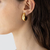 Volume Hoop Small | Gold