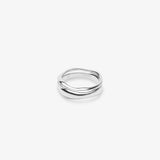 Waves Ring Set | Silver