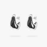 Nina Gordon Volume Hoop Large - Silver