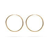Momento Extra Large Hoops 14k Vermeil