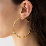 Momento Extra Large Hoops 14k Vermeil