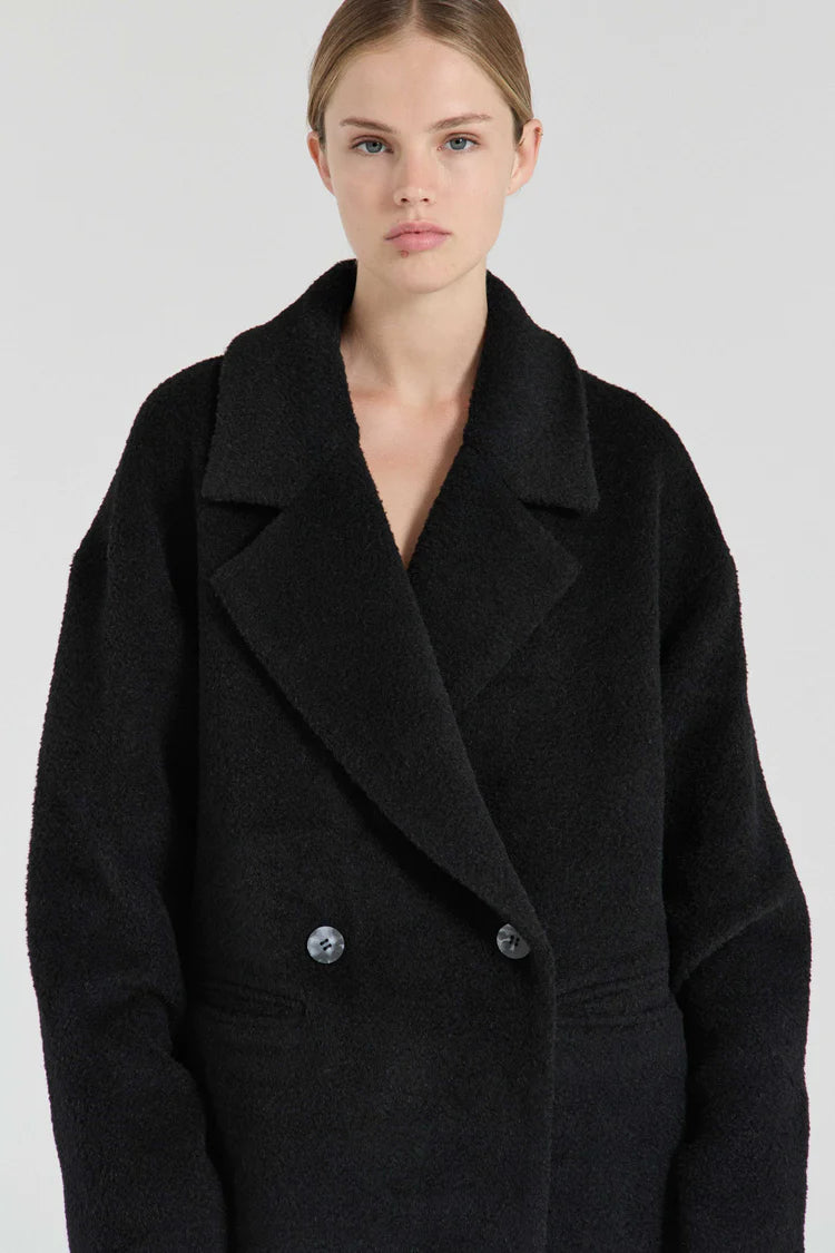 Friends with Frank Clementine Coat - Black