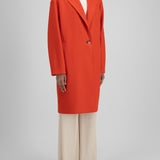 Harris Wharf Oversized Coat in Red