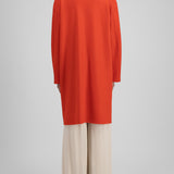 Harris Wharf Oversized Coat in Red
