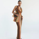 Ilio Nema Phoebus Crochet Maxi Dress