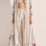 Ilio Nema Pollux Byron Stripe Maxi Caftan Dress