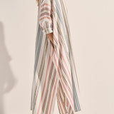 Ilio Nema Pollux Byron Stripe Maxi Caftan Dress