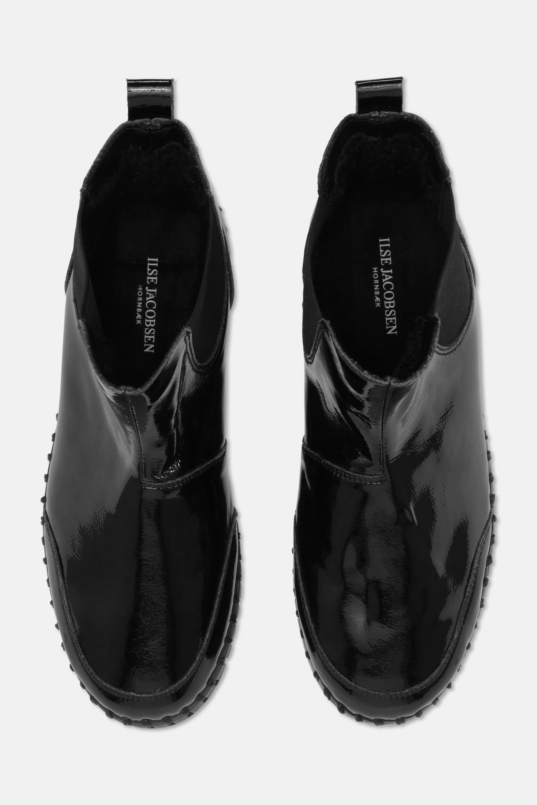 Ilse Jacobsen Tulip Ankle Boot - Gloss Black