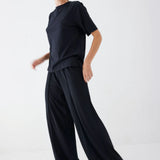 Jac + Jack Getz Wool Tee - Black