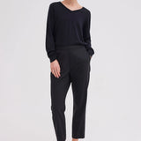 Jac + Jack Gio Merino Wool Pant in Black