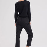 Jac + Jack Gio Merino Wool Pant in Black