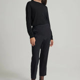Jac + Jack Gio Merino Wool Pant - Darkest Navy