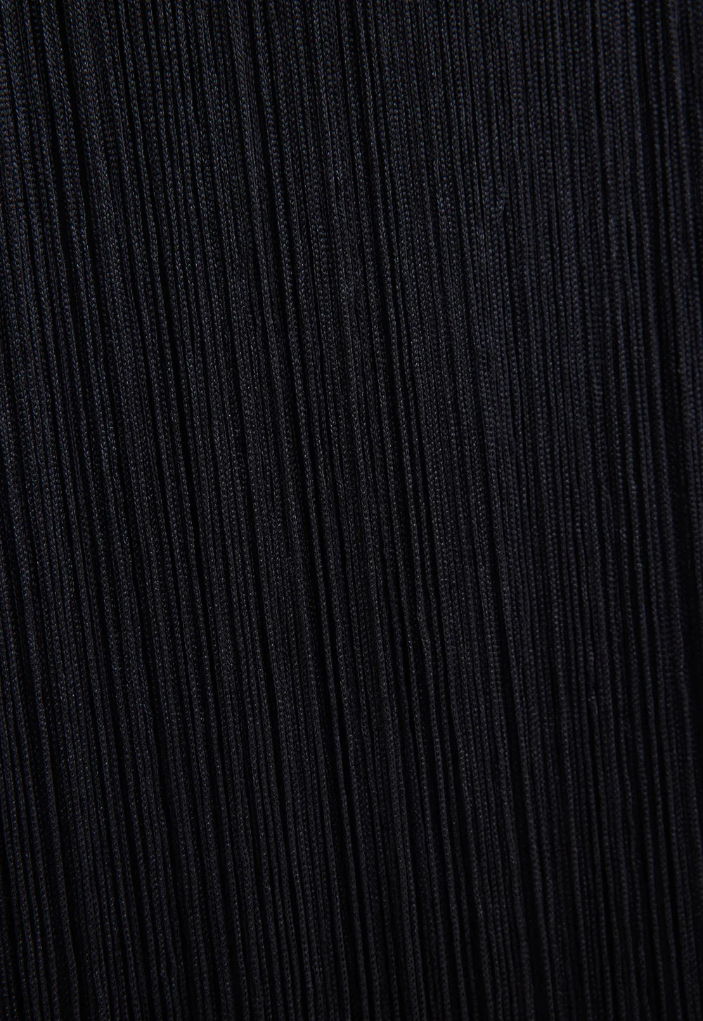 Jac + Jack Marquee Wool Fringe Skirt - Black