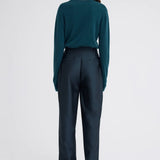 Novel Silk Wool Pant | Bavaria Green