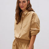 LMND Chiara Long Sleeve Shirt Classic in Toffee